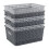 Bblina Pack of 6 Woven Basket, Plastic Small Storage Basket 1