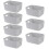 HapiLeap Plastic Storage Boxes, Multiple Colour Organisation Storage Baskets for Kitchen, Cupboard, Office, Bathroom, Toy 1
