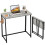 WOHOMO Small Foldable Computer Desk Writing Study Table, Grey 1