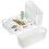 10 pack Narrow Bathroom Storage Baskets, Rectangle Plastic Storage Box 1