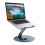 Swivel Laptop Stand for Desk, Adjustable Height Aluminum Computer Stand with 360 Rotating Base, Foldable Ergonomic Riser 1