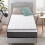 Zinus Hybrid Mattress, Memory Foam, White, Single 1