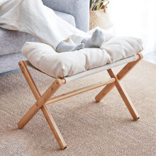 Nisorpa Foldable Foot Stool Footrest Foot Rest Leg Rest Ottoman for Sofa Ottomans