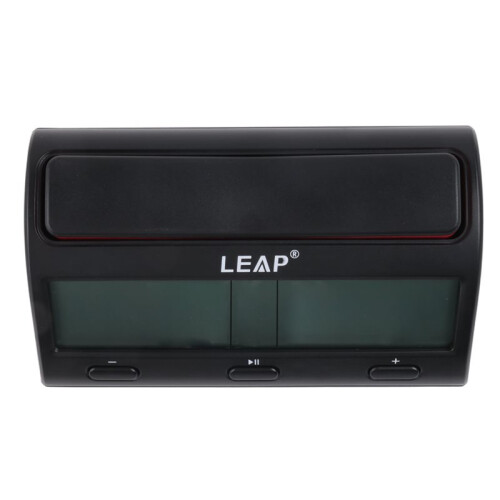 LEAP Chess Clock Fortschrittlicher Digitaler Schachtimer mit 7 Typ 38 Timing-Set-Modi Professioneller Schachuhr-Game-Timer