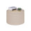 PINPLUS Round Ottoman Storage, Convertible Table, Beige, 56x56x40 cm 1