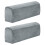 sourcing map Stretch Sofa Armrest Covers Dark Gray 2 Pcs 1