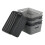Leendines Grey Plastic Weave Basket, 6 Packs Storage Baskets for Kitchen 1