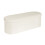PINPLUS Foldable Oval Ottoman Storage Bench, Cream White, 110x38x38 cm 1