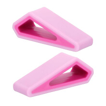 PATIKIL Laptop/Computer Keyboard Stand, 4-Pack Laptop Notebook Holder Portable Ventilated Anti-Slip for Desk Compact Cooling Notebook/Tablet, Magenta