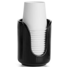 Bathroom Cup Dispenser, 3oz-4oz Ceramic Paper Cup Holder, Small Countertop Mouthwash Dixie Cups Accessories, for Vanity Countertops, Bathroom