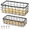 Dicunoy 2 Pack Wire Storage Basket, Narrow Bathroom Storage Baskets 1
