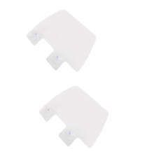 PRETYZOOM 2 Pack Sink Guard Splashproof Baffle with Suction Cups Kitchen Deflector for Basin and Bathroom Water Shield Helps Prevent Splashing on