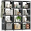 Mavivegue 12 Cube Storage Unit Book Shelf,DIY Bookcase, 1