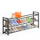 Bumusty 3 Tier Long Expandable Shoe Rack, Black 1