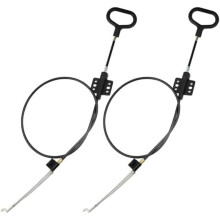 TOVOT 2pcs 38" D-Ring Release Handle Pull Rope Cable Replacement Release Cable for Sofa Chair