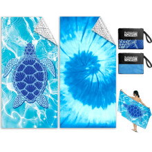 Microfibre Beach Towels for Adults - 2 Pack 180x90cm Microfibre Towel