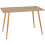 Seconique Seconique Barley Dining Table in Oak Veneer/Oak Effect 1