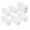 YANKOIUK 10 Pack Narrow Storage Box, Small Plastic Storage Boxes for Kitchen Cupboard 1