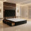 Bed Centre Ziggy Plush Small Single Divan Base 30" Headboard, Black, 0 Draw 1
