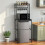 Housolution 2-Tier Mini Fridge Stand with Storage, Black 1