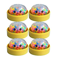 (6pcs 1) New Dumpling Pressure Dumpling Squishies Cute Colorful Bun Toy Slow Rising Stress Relief Fidget Toy Adults Anti-Anxiety Gifts