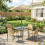 Outsunny Outsunny 4 Seater Rattan Dining Set with Parasol, Light Brown 2