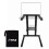 Pyle Tray & Shelf Laptop Stand Adjustable Height Foldable Desk Riser Ergonomic Portable Support with Accessory Tray for Tablet MacBook 1