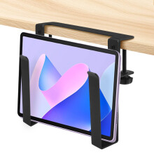 ZXShow Hanging Notebooks Desk Holder Adjustable Desks Side Laptop Mount Clamp on Laptops Stand with Anti Scratch Pads No DrillDesk Side Laptop Mount