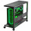 Moricher Computer Tower Stand - Height Adjustable 2-Tier ATX-Case PC Stand Printer Rack Pegboard with Rolling Wheels & Mousepad for Home Office 1