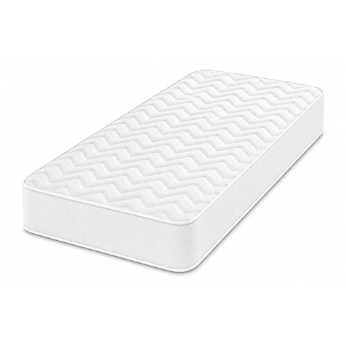 Starlight Beds White Chevron Single Hybrid Mattress