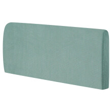 Bed Headboard Cover Dustproof Protector Jacquard Furniture Cover for 1.1-1.4m, Green