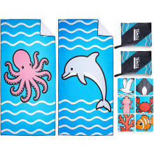 Violetpos 2 Pack Extra Large 180x90 cm Beach Towels, 250GSM Premium Microfibre, Sand Free Quick Dry Lightweight