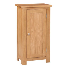Hallowood Furniture Waverly Oak Small Cupboard with 2 Adjustable Shelves
