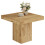 Tribesigns Tribesigns Square Dining Table for 4, 100 cm Farmhouse Small Kitchen Dinner Table with Sturdy Pedestal Base 1