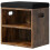 FUBHOMEY 2 Tier Small Shoe Hallway Storage Bench Rustic Brown EFHXD01H 1