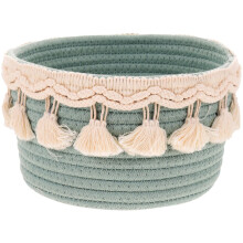 Ciieeo Woven Storage Basket Rope Storage Basket for Bathroom Bedroom and Desktop Organising Small Round for Snacks Cosmetics and Everyday Items 7.87