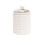PINPLUS Round Ottoman Storage, Convertible Table, Cream White, 37x37x45 cm 1