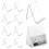10 PCS Acrylic Book Display Stands, Clear Book Stand Holder 1