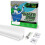ALITAIYI Wet Room Floor Barrier, Shower Threshold, White, 85 cm 1