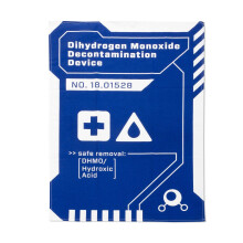 Dihydrogen Monoxide Kitchen Towel â“ Cotton Dish Cloth for Chemistry Fans
