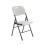 Office Hippo Occasional Folding 4 Leg Chair, Plastic, White 1