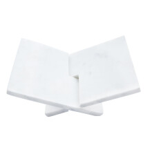 Bloomingville Decorative Marble Book Holder, White