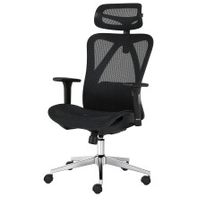 ADOV Office Chair with Headrest, Ergonomic 3D Armrest, Lumbar Support, 125Â Rocking Swivel Computer Chair, High Back Mesh Reclining Desk Chair