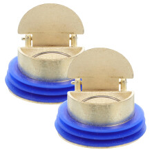 MAGICLULU 2Pcs Shower Drain Backflow Preventer â“ Copper Alloy Non-Return Drain Valve, Anti-Odour One-Way Floor Insert for Bathroom, Kitchen