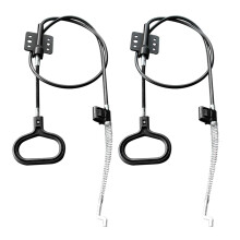 Fiacvrs Recliner Cable Replacement Part D-Ring Handle Recliner Pull Cable Spring, Hook Exposed Cable Length Recliner Cable with a Spring Fitted