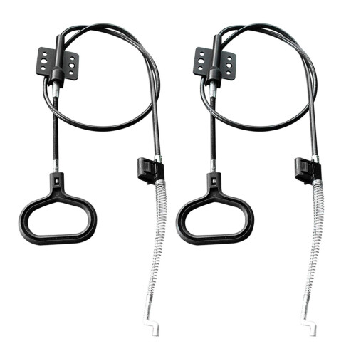 Fiacvrs Recliner Cable Replacement Part D-Ring Handle Recliner Pull Cable Springï¼Œ Hook Exposed Cable Length Recliner Cable with a Spring Fitted