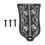 Guitar Truss Rod Cover GR34 Truss Rod Shape Case för Elgitarr   (Svart) 1