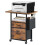 Printer Stand with 2 Fabric Drawers Mobile File Cabinet,End Table On Wheel 1