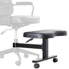 VIVO Black Retrofit Footrest for Office Chair, Chair-REST1