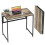 GreenForest Folding Desk 80cm No Assembly Required for Small Space, Grey 1